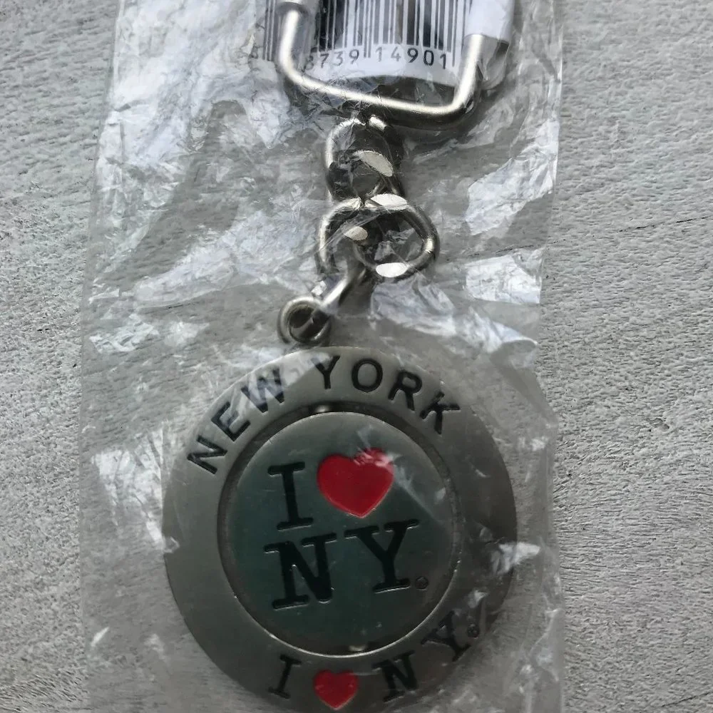 I Love New York Travel Souvenir Vintage Keychain Accessory